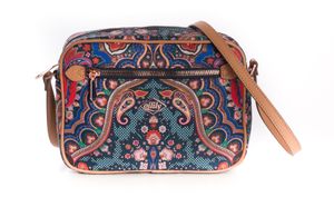Oilily Paisley Crossover Bag S Royal Blue