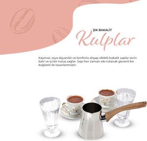Serenk Definition Türkische Kaffeekanne Set, Mokkakanne aus Edelstahl, Cezve für traditionallen Kaffeegenuss, Mokka Kannen 4 Teilig, 2 – 3 – 4 Tassen, 1 Ständer, Türkiye Serenk Definition Türkische Kaffeekanne Set, Mokkakanne aus Edelstahl, Cezve für traditionallen Kaffeegenuss, Mokka Kannen 4 Teilig, 2 – 3 – 4 Tassen, 1 Ständer, Türkiye