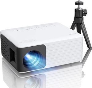 AKIYO O1 Full HD 1080p Mini-Projektor mit Stativ