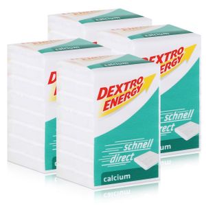 Dextro Energy Traubenzucker Calcium 46g (4er Pack)