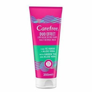 Carefree Duo Effect Intimate Cleanser Green Tea & Aloe Vera 200ml