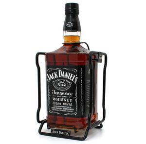 3 Liter - Jack Daniels mit Metallschaukel - Cradle - Hausbar Whisky Highlight