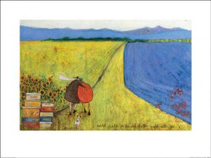 Sam Toft Poster Kunstdruck - I Would Walk To The End Of The World With You (60 x 80 cm)