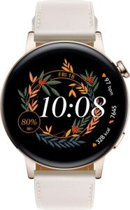 Huawei Watch GT3 42mm Gold Leather Bluetooth Elegant Smartwatch