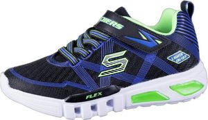 Skechers Flex-Glow - Schwarz / Limette Polyester Größe: 33 Normal
