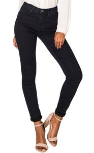 Damen Treggings Push Up Jeans Effekt Hose Skinny Nina Carter, Farben:Navy, Größe:36