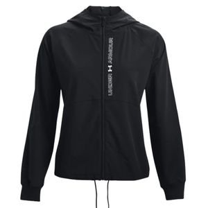 Under Armour Woven FZ Jacket-BLK - XS