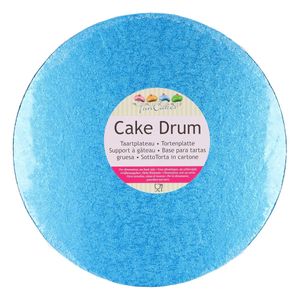 FunCakes Cake-Drum Rund Ø25 cm -Blau-