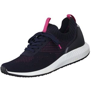 TAMARIS Fashletics Damen Sneaker Blau/Pink, Schuhgröße:EUR 39
