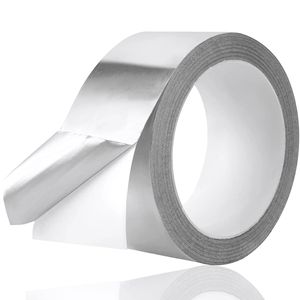 toolmate® 25 Meter Aluminium Klebeband Band als Reperaturband Alu tape hitzebeständig & selbstklebend Aluminiumklebeband (0,39€/m)