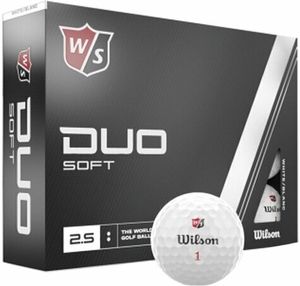 Wilson Staff Duo Soft Golf Balls White Standard Golfball