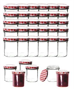 Einmachgläser 350 ml - Marmeladengläser TO 82 -  Germany - Einweckgläser inkl. Deckel - Menge wählbar : 36 Stück