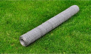 vidaXL Maschendraht Verzinkter Stahl 25x0,5 m Silbern