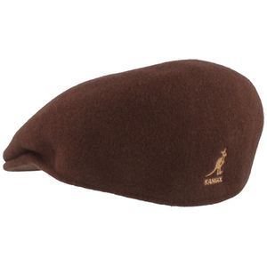 Kangol Flat Cap Schiebermütze 504 aus reiner Wolle