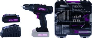 Gomag Akku-Bohrschrauber-Set GO-ASK74/1 20 V Mobile Werkstatt Akku & Ladegerät