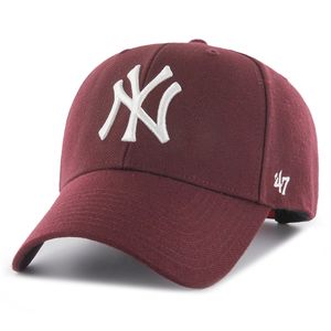 47 Brand Czapki Czapka Z Daszkiem Mlb New York Yankees Mvp Bordowa, BMVPSP17WBPKM