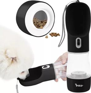 Purlov 21033 Hundeflasche/Wasserflasche mit Napf