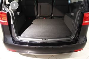 2-teilige Kofferraummatte für VW Sharan 2 Seat Alhambra 2 7N FR Bj. 2010-