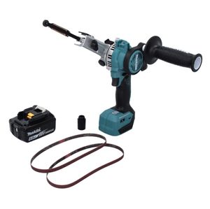 Makita DBS 180 G1 Akku Bandfeile 18 V 9 x 533 mm Brushless + 1x Akku 6,0 Ah - ohne Ladegerät