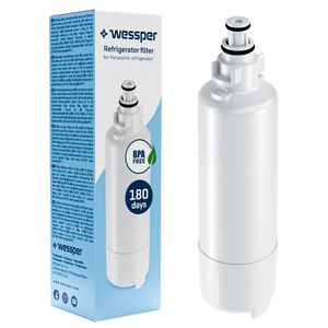 Wessper Wasserfilter für Kühlschrank Panasonic ersatz für  CNRAH 257760, CNRBH-125950