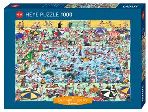HEYE 29904 Blachon Cartoon Classics Cool Down!, 1000 Teile Puzzle