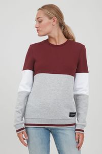 OXMO OXOmaya Damen Sweatshirt Pullover Sweater mit Rundhalsausschnitt