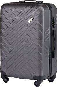 Xonic Design Reisekoffer - Hartschalen-Koffer mit 360° Leichtlauf-Rollen - hochwertiger Trolley mit Zahlenschloss in M-L-XL oder Set (Business Dark Grey L, mittel)