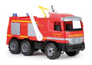 Lena 02058 Giant Trucks Großes Feuerwehrauto 1,5 Liter Wassertank Wasserkanone bis 8 Meter Reichweite robustes Spielzeug Spielfahrzeug für Kinder ab 3 Jahre Actros Fire Brigade ca. 63cm 02058EC  @@