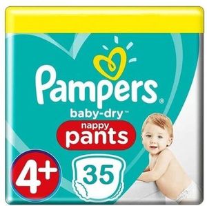 Pampers Baby Dry Pants Größe 4+  35 Windeln