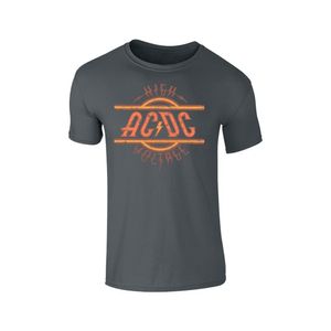 AC/DC - "High Voltage" T-Shirt für Herren/Damen Uni PH132 (S) (Grau)