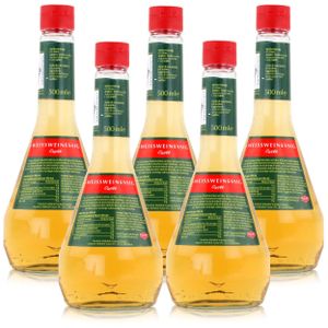 Mautner Weissweinessig Cuvée 0,5L - Essig aus Österreich (5er Pack)