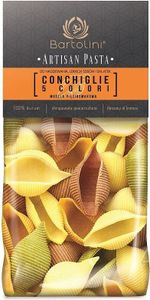CESTOVINY (KRUPICE 5 PRÍCHUŤ) ŠUPINKY CONCHIGLIE 300 g - BARTOLINI (remeselné cestoviny)