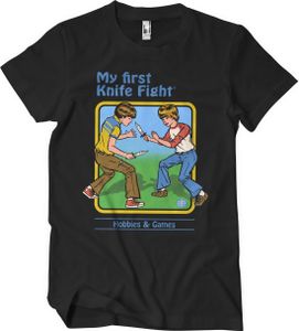 My First Knife Fight T-Shirt - Medium - Black