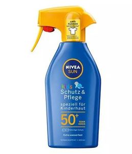 Nivea Sun Kids Sonnenspray Schutz Pflege Trigger Spray LSF 50 300ml