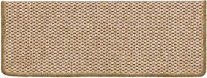 Stufenmatte in Sisal-Optik Kalkutta in vielen Farben Natur Rechteckig 23,5 x 65 cm