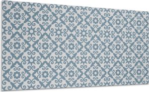 Nahtloses Muster Mit Ornamenten Und Blumen – Selbstklebende Fliesen – Wandverkleidung – Wandpaneel – PVC Fliesen – Vinylflisen – PCV Flisen – Selbstklebend – Wanddeko –100 x 50 cm