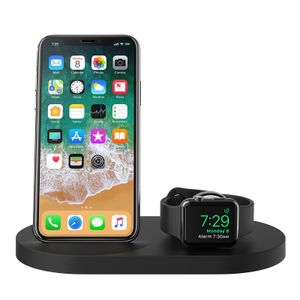 Belkin Wireless 7,5W Dual Ladedock für Apple Watch/iPhone - Schwarz