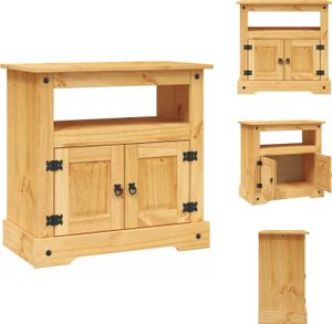 vidaXL TV-Schrank im Mexiko-Stil Kiefer Massiv  80 x 43 x 78 cm -  TV-Möbel
