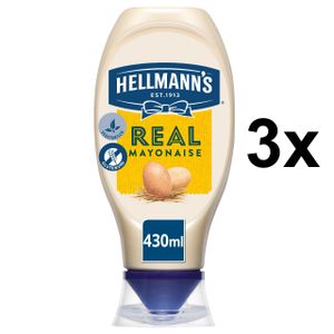 Hellmann's Echte Mayonnaise 43 cl x 3