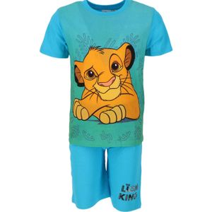 König der Löwen Schlafanzug - Disney Kinder Shorty aus Baumwolle Gr. 92-128 cm
