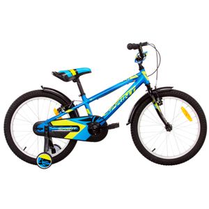 Detský bicykel SPRINT CASPER 18" 1 SP, syn so zelenou a čiernou, HARDTAIL