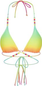 Moda Minx Bikinioberteil Club Tropicana Top mit bunten Perlen Cheeky Tiki S