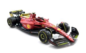 Bburago 18-36832 - Modellauto - Ferrari F1-75 Sainz #55 Monza-Ausführung (Maßstab 1:43)