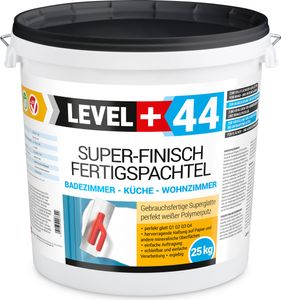 Polymérová omietka Snehovo biela hotová 25 kg Kúpeľňa Kuchyňa Obývacia izba Level+44