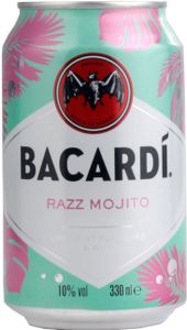DPG Bacardi Razz Mojito 10% 0.33 ltr.