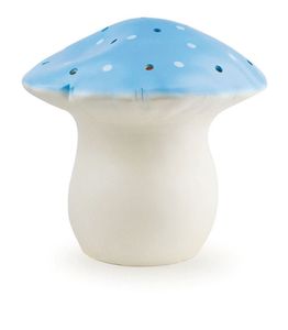 Egmont Toys Lampe Fliegenpilz, Nachtleuchte, Schlaflicht, ca. 29 cm, groß, in blau