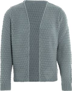 Knit Factory Becky Kurze Strickjacke - Stone Green - 40/42 Knit Factory Becky Kurze Strickjacke - Stone Green - 40/42