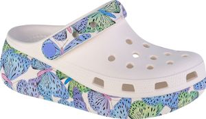 Crocs Cutie Crush Butterfly Kids Clog 208298-94S, Klapki kąpielowe, dla dziewczynek, Biały, Rozmiar: 30/31