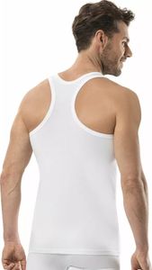 2 balení pánských spodních košil PREMIUM Rambo White L Muscle Shirt Bavlna Top Quality K-5