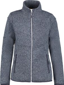 Icepeak Strickfleecejacke für Damen Anahola ohne Kapuze, Farbe:Dunkelblau, Größe:XL
